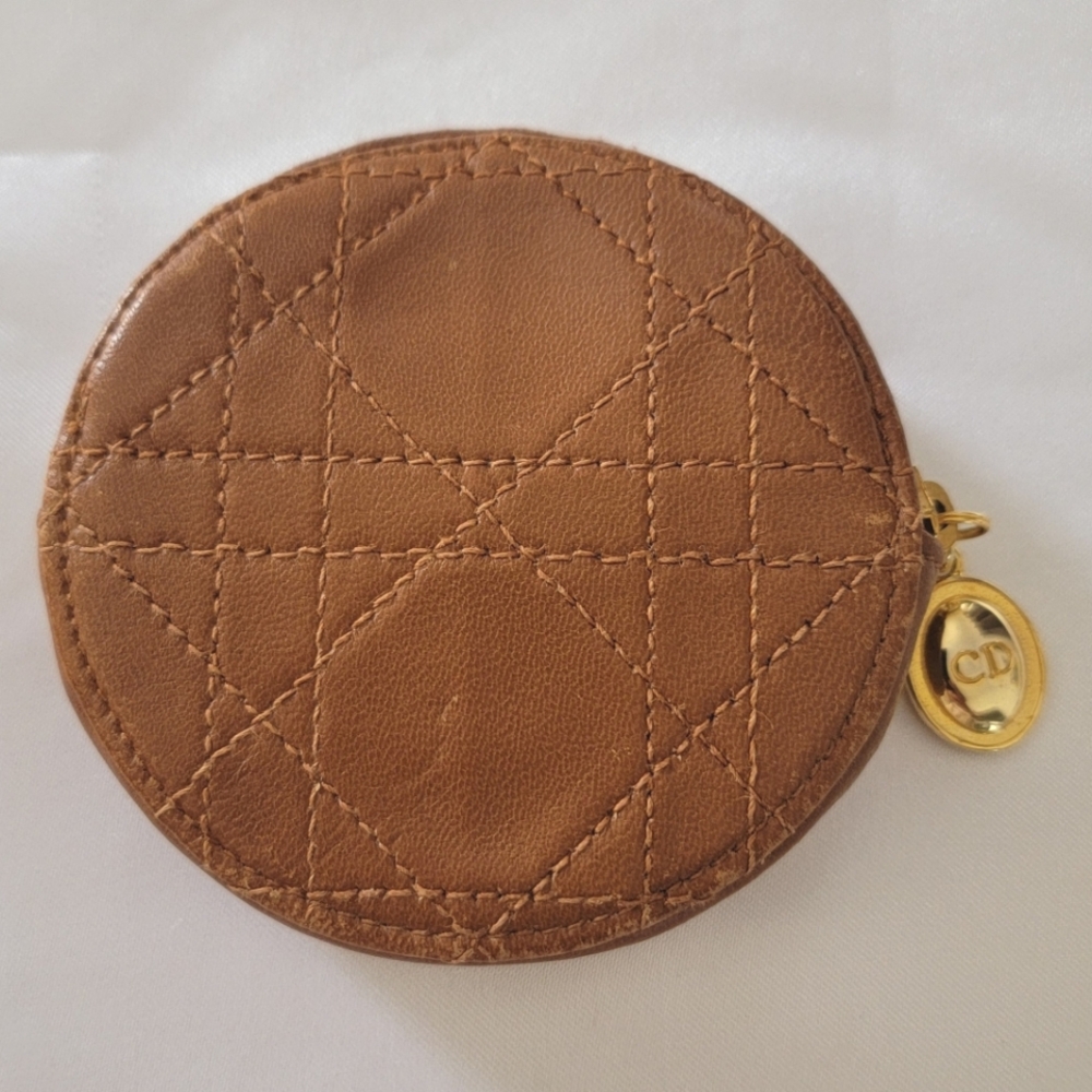 Dior Coin Lady Dior Leather Coin Purse - Picture 2 of 12